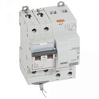 Выключатель автоматический дифференциальный DX3 6000 2п 25А С 300мА тип AС (4 мод) | код. 411174 |  Legrand 